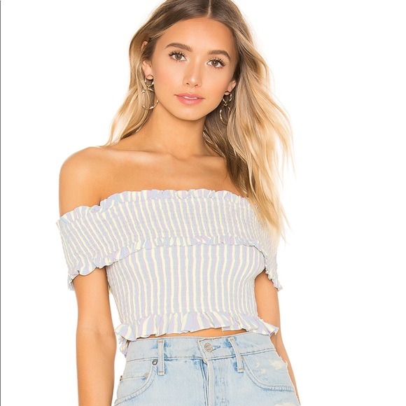 Lovers + Friends Tops - ❤️NWT Lovers + Friends Cold Shoulder Crop Small❤️